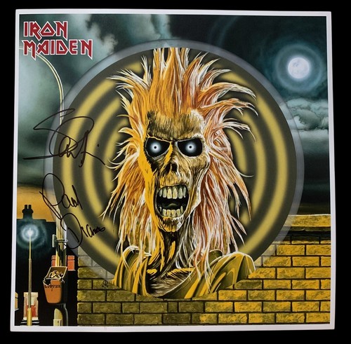 Signed iron maiden paul - paul, dianno