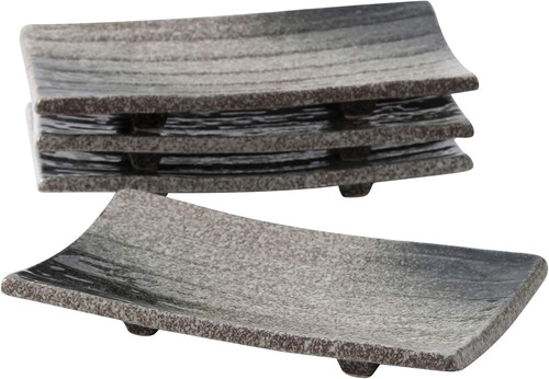 Midnight blue ceramic sushi - blue,