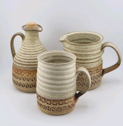Broadstairs studio pottery jug - studio,