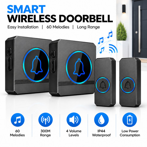 Wireless door bell plug - ,