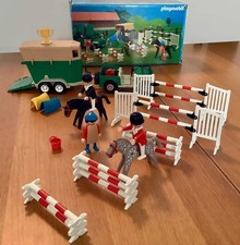 Playmobil Jeep Equestrian Horse Show Jumping 3140 Set VGC barely used