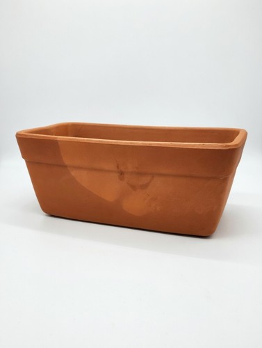 Terracotta trough planter 40cm - terracotta,
