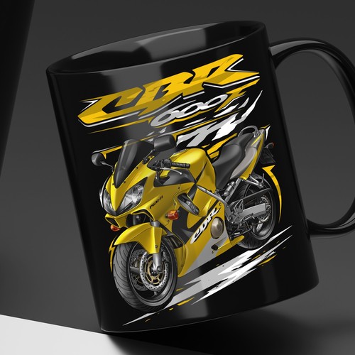 Coffee mug for honda cbr600f4i - for,