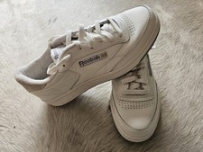 Reebok Club Classic C 85  White Grey Gold  Trainers Shoes UK size 7 Classics