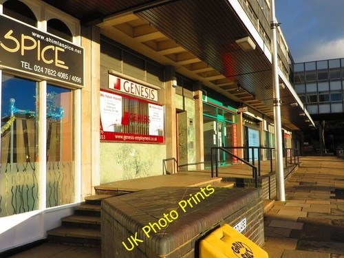 Photo 6x4 empty shops - photo, station