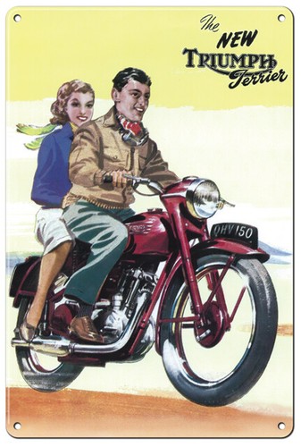 Vintage style metal - style, sign