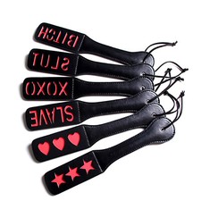 Spanking Paddle Leather Black