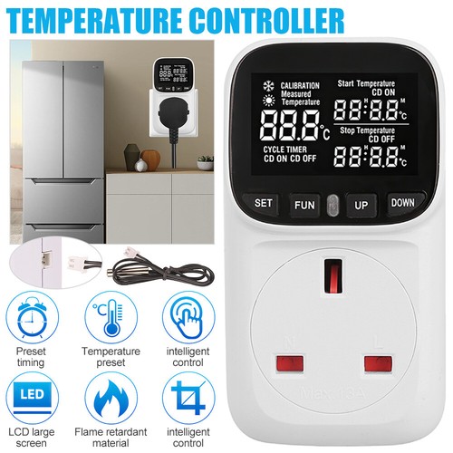 Thermostat plug electric - thermostat-plug, in