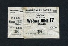 1981 The Jam Unused Concert