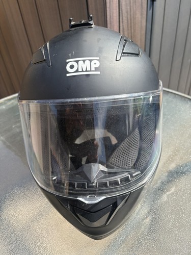 Omp black karting helmet - omp,