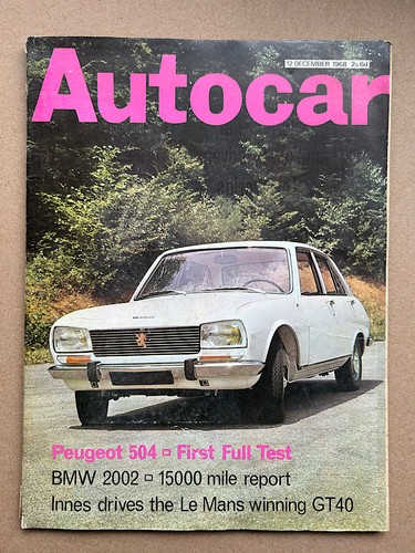 Peugeot 404 autocar - 404, (1968)