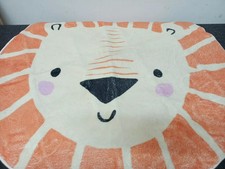 KiKom Cartoon Lion Round Rug Living Room Rug Child Computer Chair Rug...