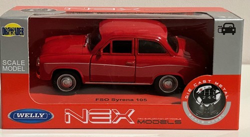 Syrena 105 car model diecast - syrena,