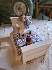 12th. Scale: SET! GIRL/BED/RABBIT/TOY!  ALL MINT!  REDUCED!