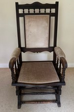 Vintage wooden rocking chair