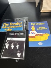 Two the beatles vinyl stickers - the,