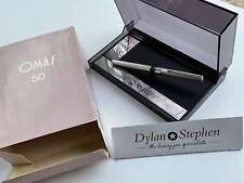 Omas De Luxe 50 metal fountain pen RARE +. Boxes