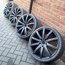 Kahn Rs-v 20" Alloy Wheels & Tyres Fit PORSCHE 911 Turbo Panarama 5x130 