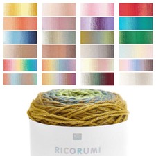Rico Yarn Wool 100% Cotton Ricorumi Spin Spin DK Double Crochet Knitting 8 Ply