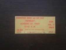 1969 TICKET , FINAL DAY OF
