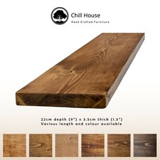 Rustic floating shelf - shelf, wood