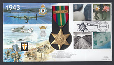 REPLICA Pacific Star Burma Clasp Medal 2000 Great Britain Stamp Cover WWII 1943