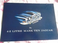 Jaguar Mark Ten brochure