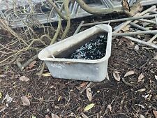 Antique Galvanised Steel Water Feeding Trough For Horses, From Victorian Stables