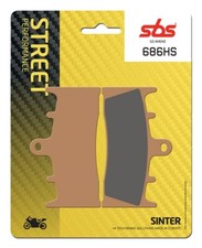 SBS 686HS Brake Pads Anterior Sinter Kawasaki ZX12R Ninja 1200 2000-2003