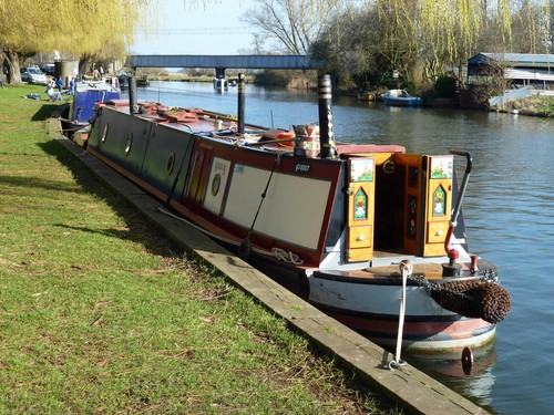 Photo 6x4 narrow boat - photo,