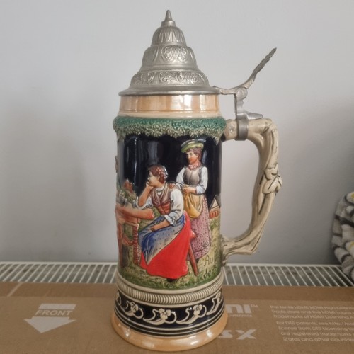 Vintage german beer stein - german,