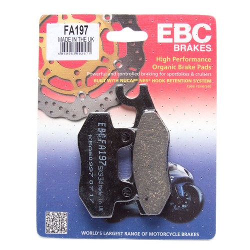 Ebc fa197 organic brake - organic, pads