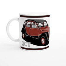 Citroen 2CV 11oz Art Mug -