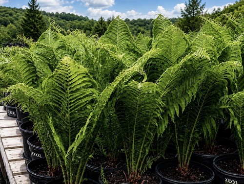 Shuttlecock fern plants - 2, x