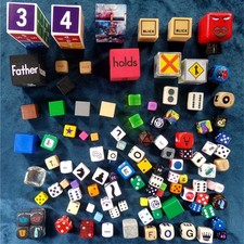 100 DICE & CUBE LOT: 1+ LB Odd