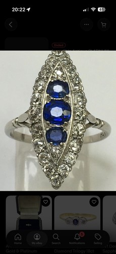 Art deco platinum diamonds - , &