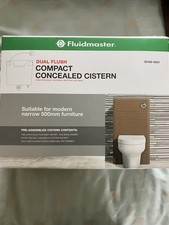 Fluidmaster Compact Concealed Cistern - dual flush - for modern 500mm furniture