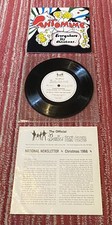 THE BEATLES: FAN CLUB FLEXI DISC 4TH CHRISTMAS RECORD 1966 + NEWSLETTER. EX 60s