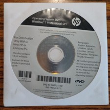 Microsoft Windows 7 Professional SP1 64-bit (DVD) HP