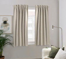Ikea Vilborg Curtains Beige Black Out 145cm x 137cm