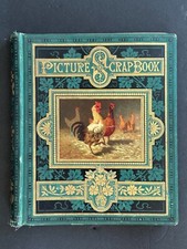 Marcus Ward Picture Scrapbook with Victorian Ephemera Scraps & Art Plates