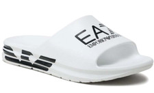 Emporio Armani XBP008 XK337 Beach Sea World Flip Flop Sliders EA7 White