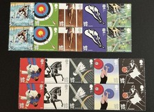 GB 2009 Olympic Stamps 20x1st
