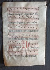 17TH C MEDIEVAL VELLUM