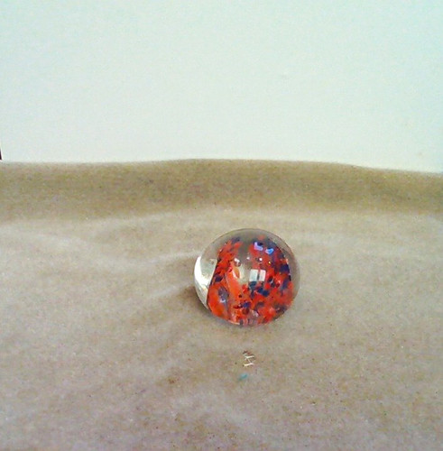 Clear glass dome paperweight - clear,