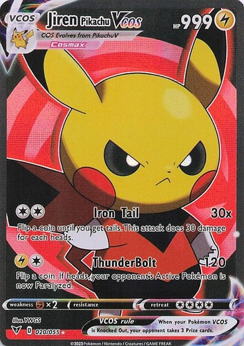 Jiren pikachu pokemon card - jiren,