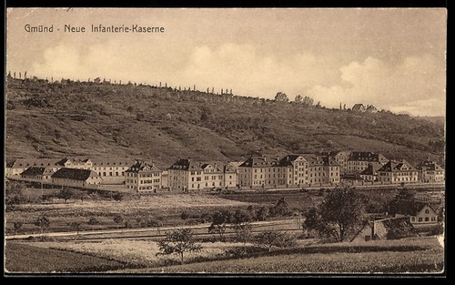 Gmünd new infantry barracks - new,