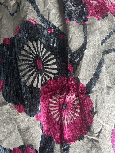Great navy pink flower lined - navy,