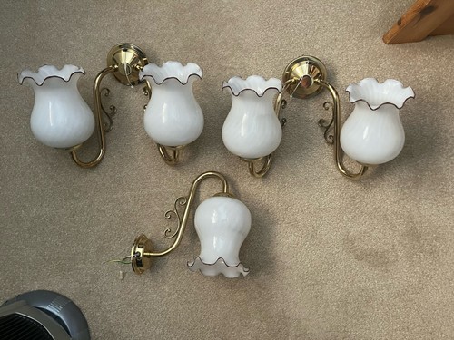 Double single brass - &, wall