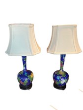 Pair chinese cloisonné - of,